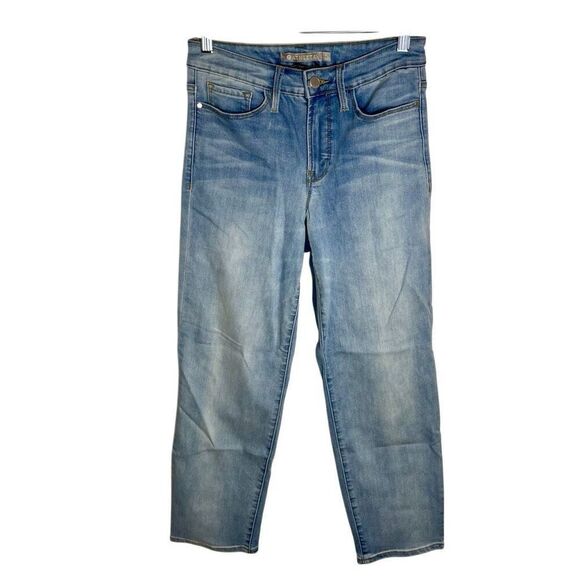 Athleta Skulptek Straight Jeans Light Blue Women's size 4 Stretch Movement Ankle - Picture 1 of 7